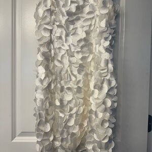 Chic New York White Floral Mini Dress